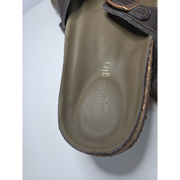 Madden girl Minimalist style strappy sandals with cork footbed size 10 boho - Picture 6 of 10